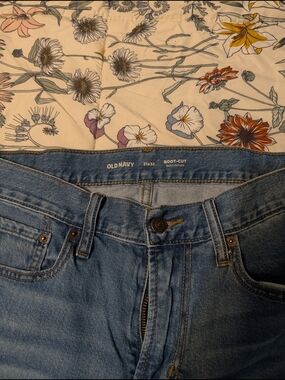 Old Navy Light Blue Boot-Cut Jeans